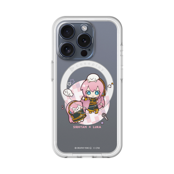 スリムプロテクションプレミアムケース with MagSafe［ しろたん×初音ミク - しろたん×巡音ルカ ］