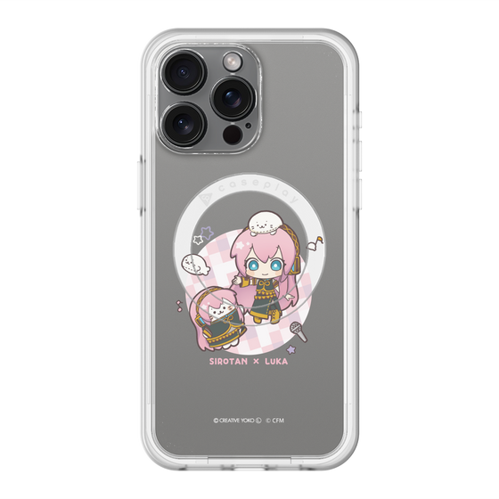 スリムプロテクションプレミアムケース with MagSafe［ しろたん×初音ミク - しろたん×巡音ルカ ］