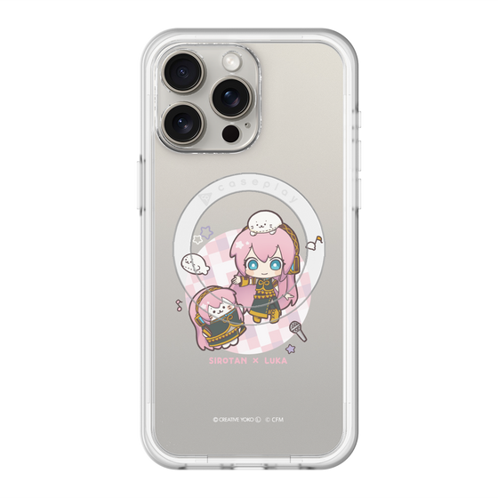 スリムプロテクションプレミアムケース with MagSafe［ しろたん×初音ミク - しろたん×巡音ルカ ］