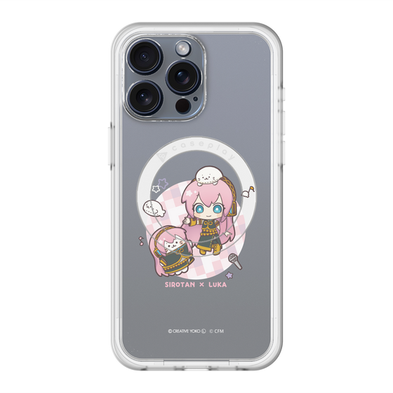 スリムプロテクションプレミアムケース with MagSafe［ しろたん×初音ミク - しろたん×巡音ルカ ］