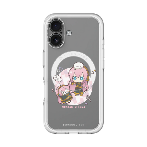 スリムプロテクションプレミアムケース with MagSafe［ しろたん×初音ミク - しろたん×巡音ルカ ］