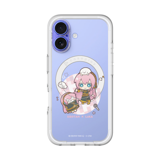 スリムプロテクションプレミアムケース with MagSafe［ しろたん×初音ミク - しろたん×巡音ルカ ］
