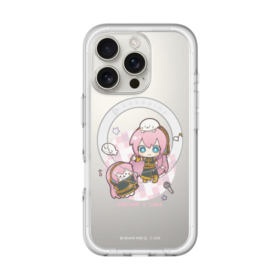 スリムプロテクションプレミアムケース with MagSafe［ しろたん×初音ミク - しろたん×巡音ルカ ］