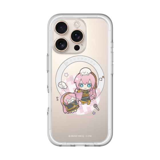 スリムプロテクションプレミアムケース with MagSafe［ しろたん×初音ミク - しろたん×巡音ルカ ］