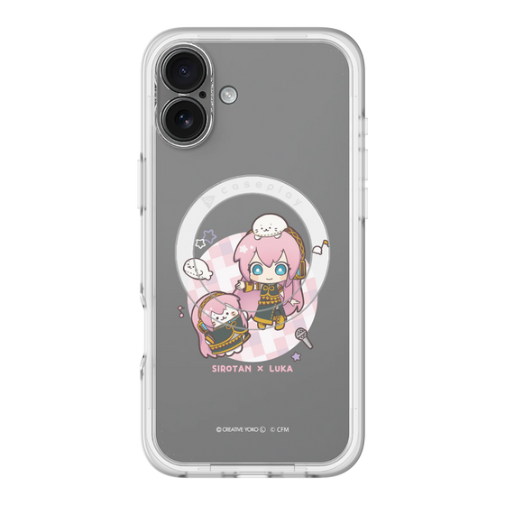 スリムプロテクションプレミアムケース with MagSafe［ しろたん×初音ミク - しろたん×巡音ルカ ］