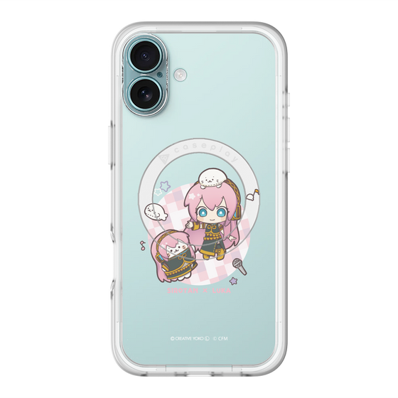 スリムプロテクションプレミアムケース with MagSafe［ しろたん×初音ミク - しろたん×巡音ルカ ］