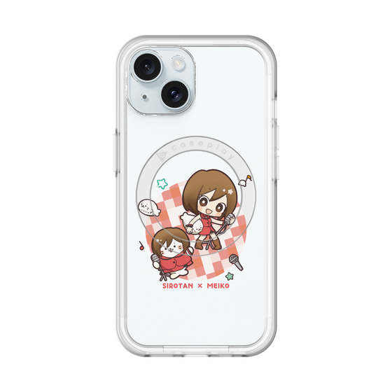 スリムプロテクションプレミアムケース with MagSafe［ しろたん×初音ミク - しろたん×MEIKO ］