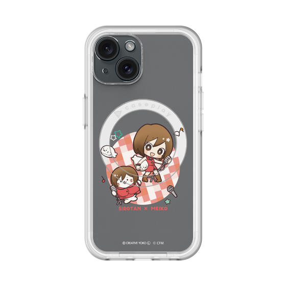 スリムプロテクションプレミアムケース with MagSafe［ しろたん×初音ミク - しろたん×MEIKO ］