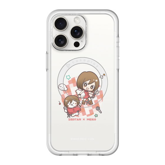 スリムプロテクションプレミアムケース with MagSafe［ しろたん×初音ミク - しろたん×MEIKO ］