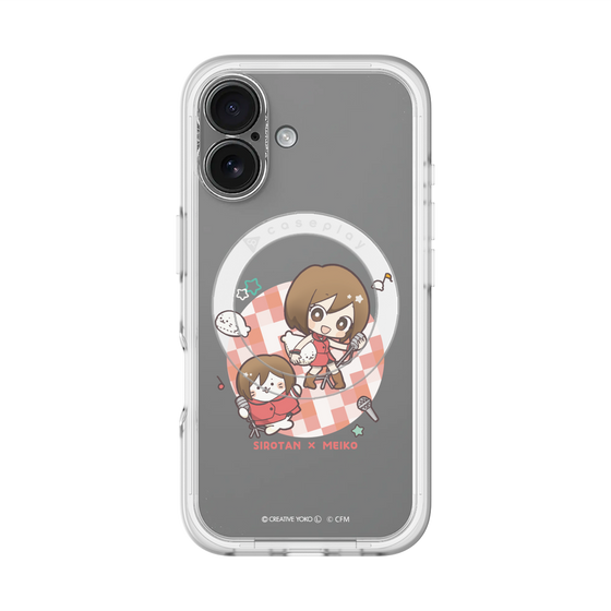 スリムプロテクションプレミアムケース with MagSafe［ しろたん×初音ミク - しろたん×MEIKO ］