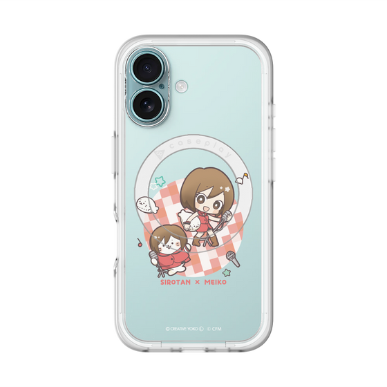 スリムプロテクションプレミアムケース with MagSafe［ しろたん×初音ミク - しろたん×MEIKO ］