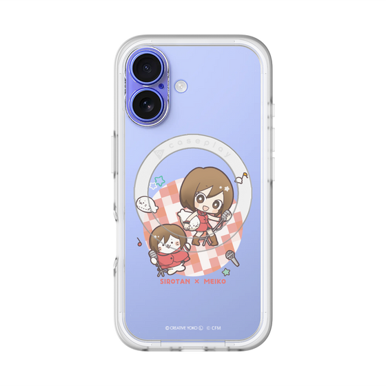 スリムプロテクションプレミアムケース with MagSafe［ しろたん×初音ミク - しろたん×MEIKO ］