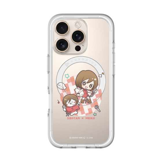 スリムプロテクションプレミアムケース with MagSafe［ しろたん×初音ミク - しろたん×MEIKO ］