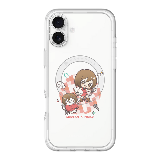 スリムプロテクションプレミアムケース with MagSafe［ しろたん×初音ミク - しろたん×MEIKO ］