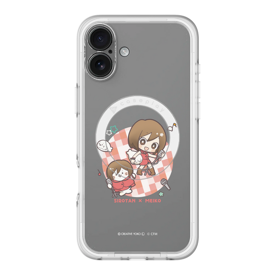 スリムプロテクションプレミアムケース with MagSafe［ しろたん×初音ミク - しろたん×MEIKO ］