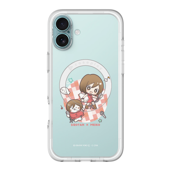 スリムプロテクションプレミアムケース with MagSafe［ しろたん×初音ミク - しろたん×MEIKO ］