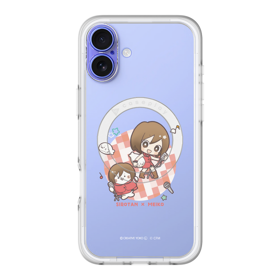 スリムプロテクションプレミアムケース with MagSafe［ しろたん×初音ミク - しろたん×MEIKO ］