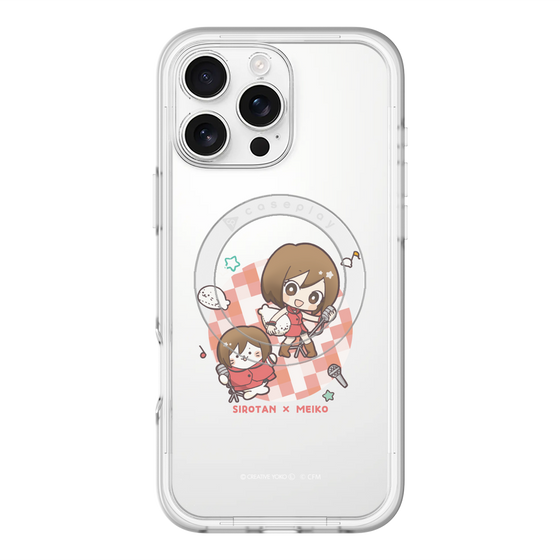 スリムプロテクションプレミアムケース with MagSafe［ しろたん×初音ミク - しろたん×MEIKO ］