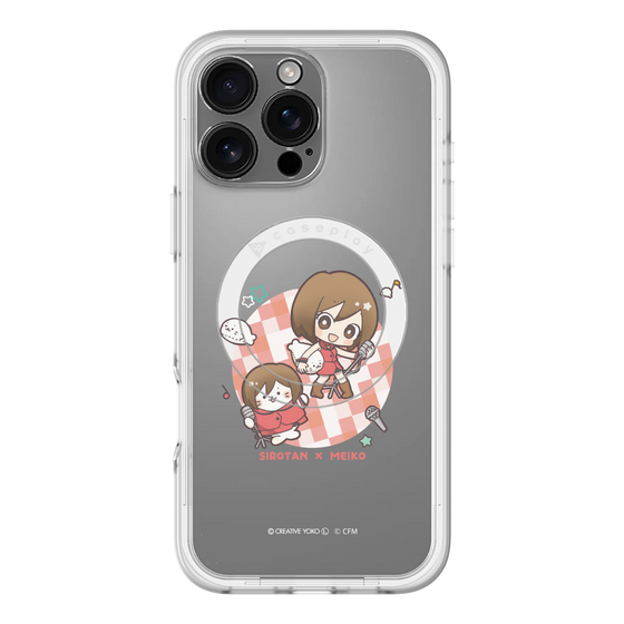 スリムプロテクションプレミアムケース with MagSafe［ しろたん×初音ミク - しろたん×MEIKO ］