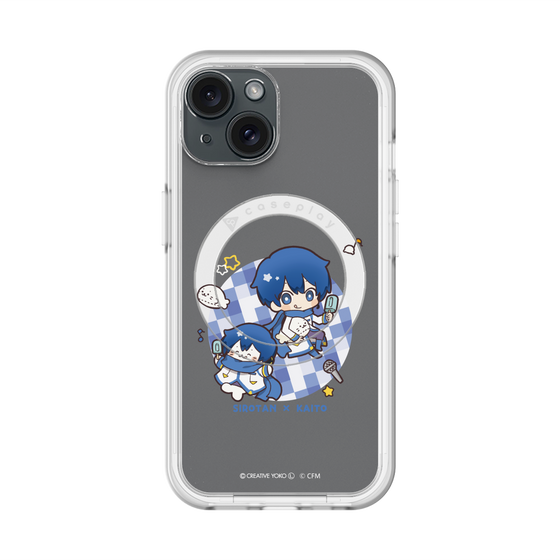 スリムプロテクションプレミアムケース with MagSafe［ しろたん×初音ミク - しろたん×KAITO ］