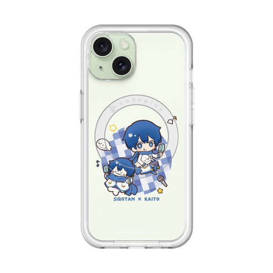 スリムプロテクションプレミアムケース with MagSafe［ しろたん×初音ミク - しろたん×KAITO ］
