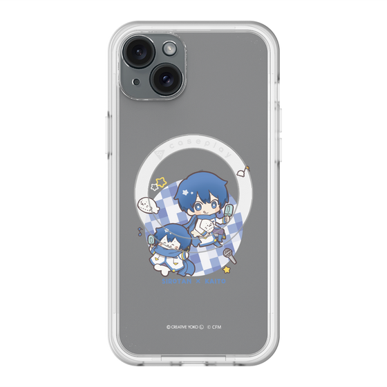 スリムプロテクションプレミアムケース with MagSafe［ しろたん×初音ミク - しろたん×KAITO ］