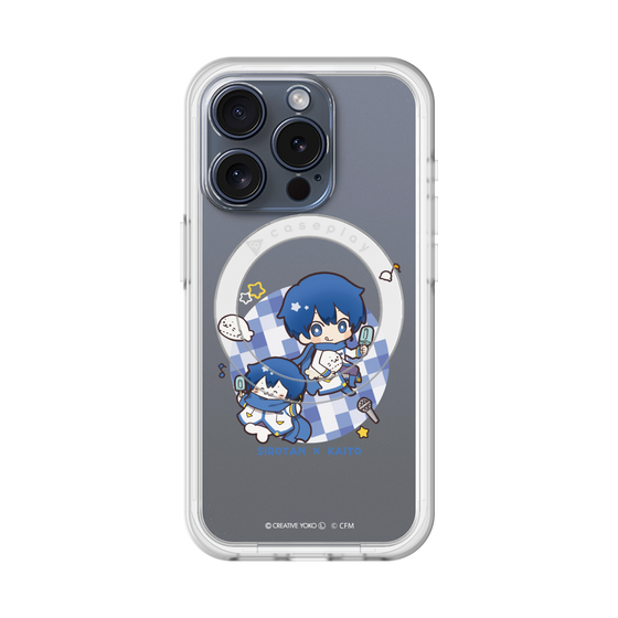 スリムプロテクションプレミアムケース with MagSafe［ しろたん×初音ミク - しろたん×KAITO ］