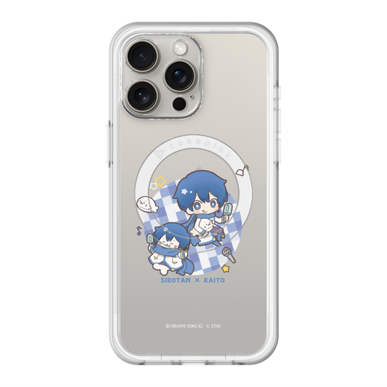スリムプロテクションプレミアムケース with MagSafe［ しろたん×初音ミク - しろたん×KAITO ］
