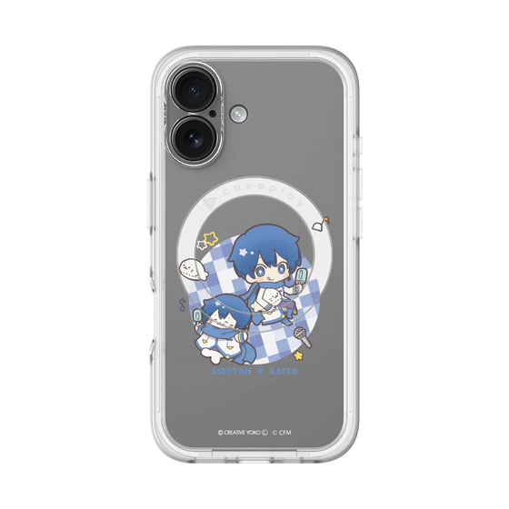 スリムプロテクションプレミアムケース with MagSafe［ しろたん×初音ミク - しろたん×KAITO ］
