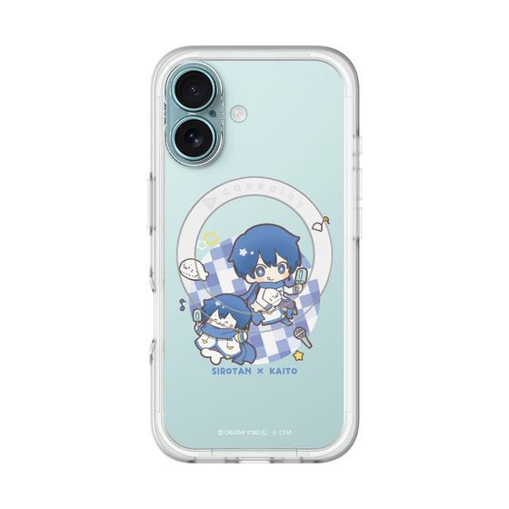 スリムプロテクションプレミアムケース with MagSafe［ しろたん×初音ミク - しろたん×KAITO ］