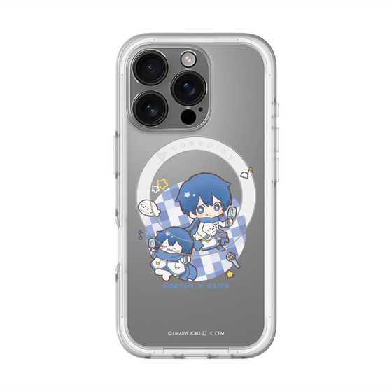 スリムプロテクションプレミアムケース with MagSafe［ しろたん×初音ミク - しろたん×KAITO ］
