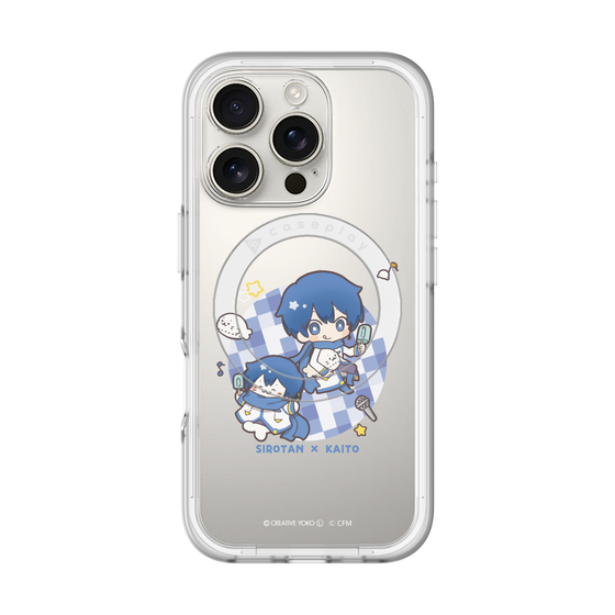 スリムプロテクションプレミアムケース with MagSafe［ しろたん×初音ミク - しろたん×KAITO ］
