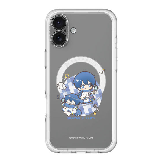 スリムプロテクションプレミアムケース with MagSafe［ しろたん×初音ミク - しろたん×KAITO ］