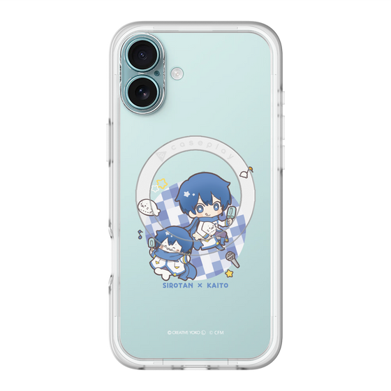 スリムプロテクションプレミアムケース with MagSafe［ しろたん×初音ミク - しろたん×KAITO ］