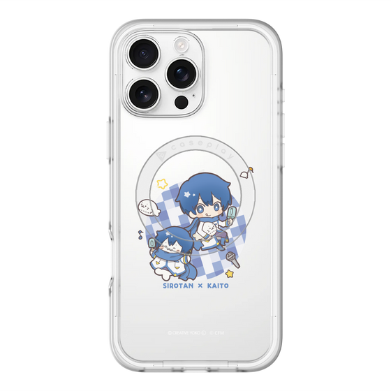 スリムプロテクションプレミアムケース with MagSafe［ しろたん×初音ミク - しろたん×KAITO ］