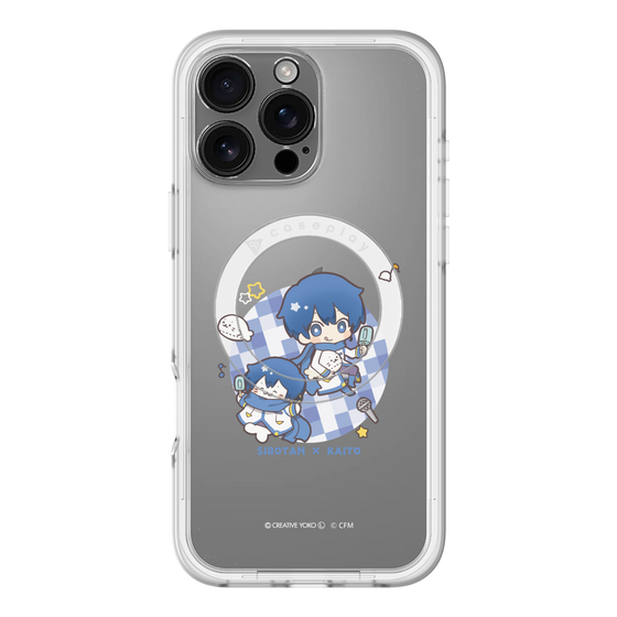 スリムプロテクションプレミアムケース with MagSafe［ しろたん×初音ミク - しろたん×KAITO ］
