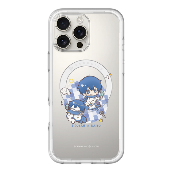 スリムプロテクションプレミアムケース with MagSafe［ しろたん×初音ミク - しろたん×KAITO ］