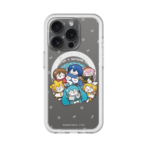 スリムプロテクションプレミアムケース with MagSafe［ しろたん×初音ミク - 全員集合 - しろたん変身 ］