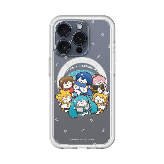 スリムプロテクションプレミアムケース with MagSafe［ しろたん×初音ミク - 全員集合 - しろたん変身 ］