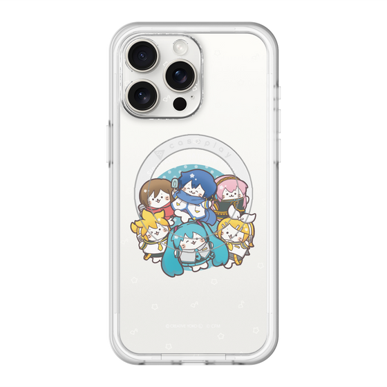 スリムプロテクションプレミアムケース with MagSafe［ しろたん×初音ミク - 全員集合 - しろたん変身 ］
