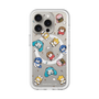 スリムプロテクションプレミアムケース with MagSafe［ しろたん×初音ミク - 総柄 - クリア ］