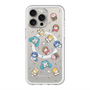 スリムプロテクションプレミアムケース with MagSafe［ しろたん×初音ミク - 総柄 - クリア ］
