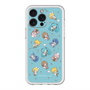 スリムプロテクションプレミアムケース with MagSafe［ しろたん×初音ミク - 総柄 - カラー ］
