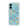 スリムプロテクションプレミアムケース with MagSafe［ しろたん×初音ミク - 総柄 - カラー ］