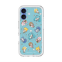 スリムプロテクションプレミアムケース with MagSafe［ しろたん×初音ミク - 総柄 - カラー ］