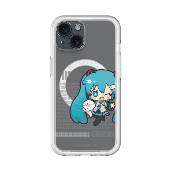 スリムプロテクションプレミアムケース with MagSafe［ しろたん×初音ミク - 初音ミク - デジタルコード ］