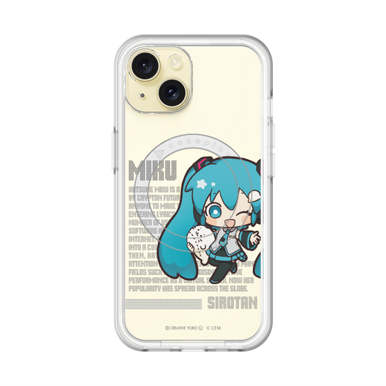 スリムプロテクションプレミアムケース with MagSafe［ しろたん×初音ミク - 初音ミク - デジタルコード ］