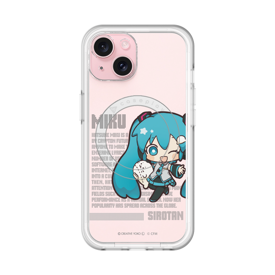 スリムプロテクションプレミアムケース with MagSafe［ しろたん×初音ミク - 初音ミク - デジタルコード ］