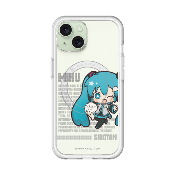 スリムプロテクションプレミアムケース with MagSafe［ しろたん×初音ミク - 初音ミク - デジタルコード ］