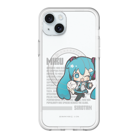 スリムプロテクションプレミアムケース with MagSafe［ しろたん×初音ミク - 初音ミク - デジタルコード ］